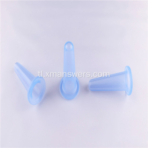 silicone suction cupping massage cups breast cupping set